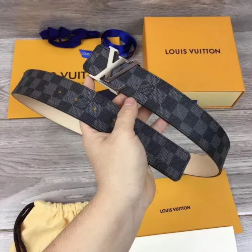 Super Perfect Quality LV Belts(100% Genuine Leather Steel Buckle)-1633