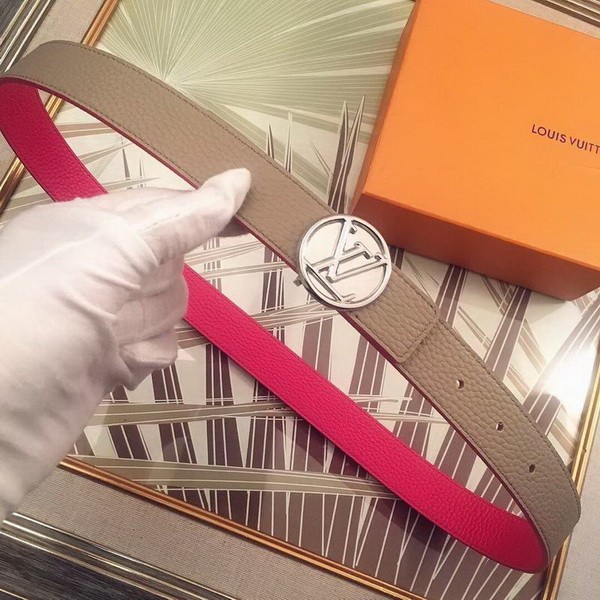 Super Perfect Quality LV women Belts(100% Genuine Leather,Steel Buckle)-174