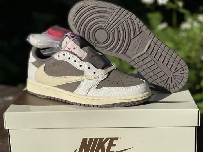 Authentic Travis Scott x Air Jordan 1 Low OG “Reverse Mocha”