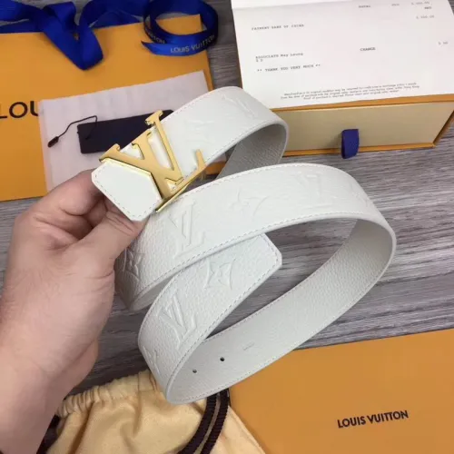 Super Perfect Quality LV Belts(100% Genuine Leather Steel Buckle)-1596