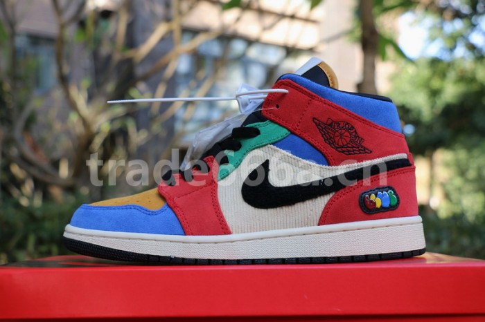 Authentic Blue The Great x Air Jordan 1 Mid “Fearless”