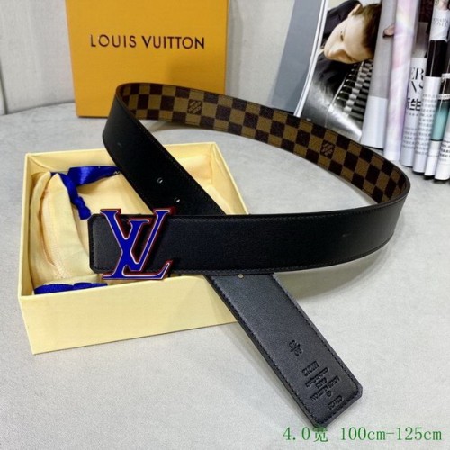 Super Perfect Quality LV Belts(100% Genuine Leather Steel Buckle)-4025