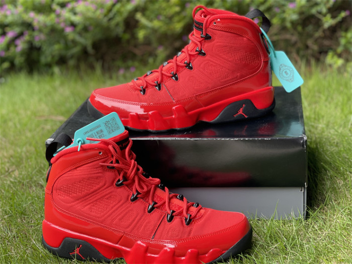 Authentic Air Jordan 9 “Chile Red”