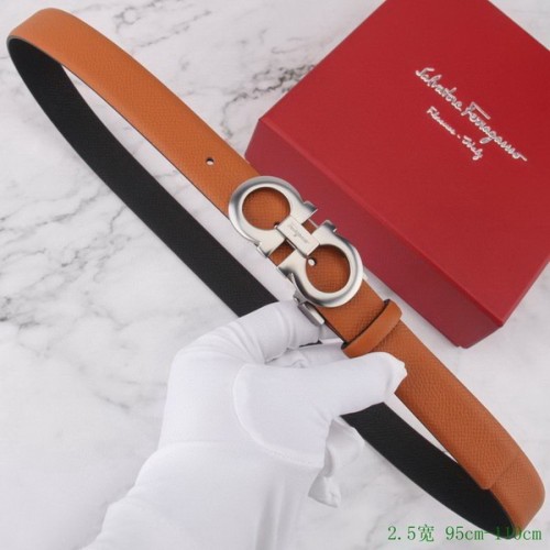 Super Perfect Quality Ferragamo Belts(100% Genuine Leather,steel Buckle)-1498