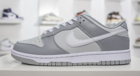 Authentic Nike Dunk Low “Grey White”