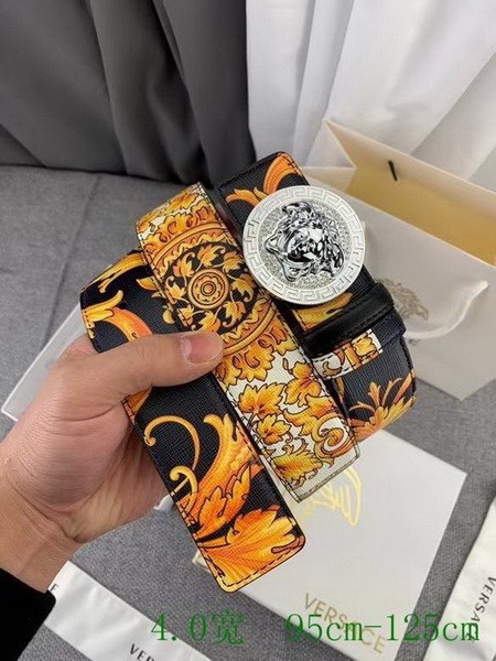 Super Perfect Quality Versace Belts(100% Genuine Leather,Steel Buckle)-666