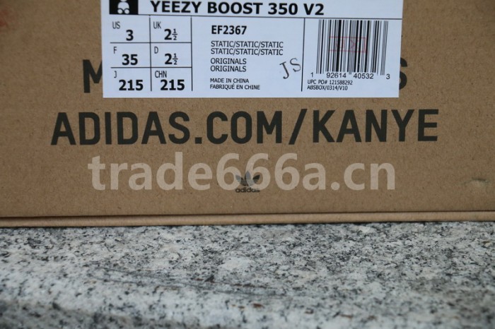 Authentic Yeezy Boost 350 V2 Static Kids Shoes