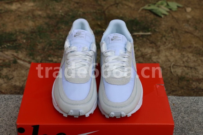 Authentic sacai x Nike LDV Waffle “White Nylon”