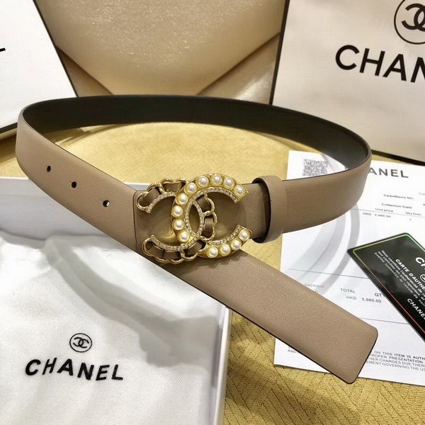 Super Perfect Quality CHNL Belts(100% Genuine Leather,steel Buckle)-005