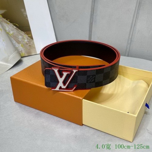 Super Perfect Quality LV Belts(100% Genuine Leather Steel Buckle)-2929