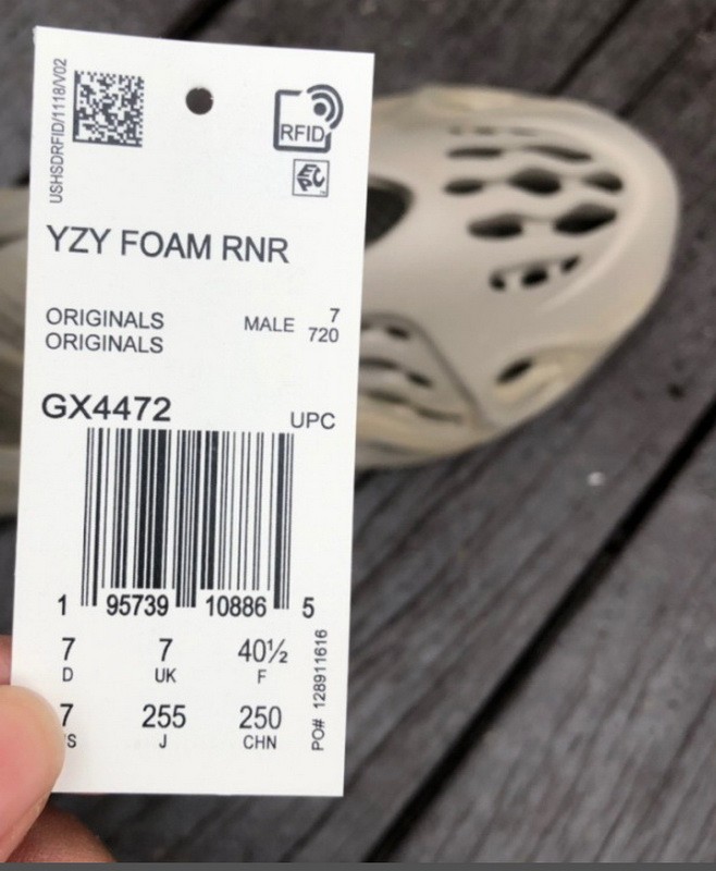 Authentic Yeezy Foam Runner Stone Sage