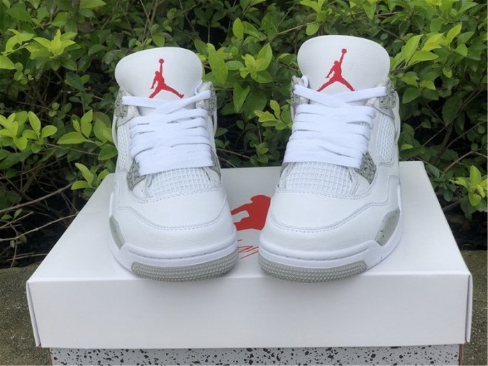 Authentic Air Jordan 4 “White Oreo”