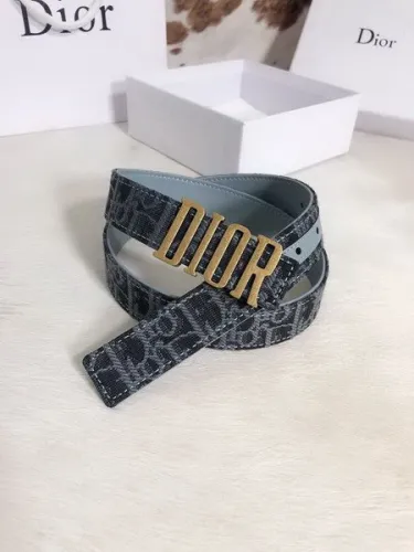 Super Perfect Quality Dior Belts(100% Genuine Leather,steel Buckle)-336
