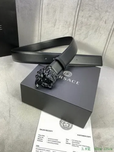 Super Perfect Quality Versace Belts(100% Genuine Leather,Steel Buckle)-1334