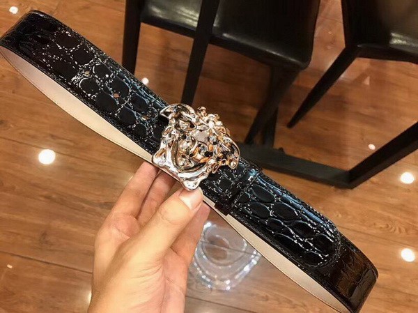 Super Perfect Quality Versace Belts(100% Genuine Leather,Steel Buckle)-258