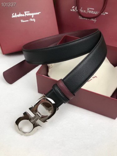 Super Perfect Quality Ferragamo Belts(100% Genuine Leather,steel Buckle)-991