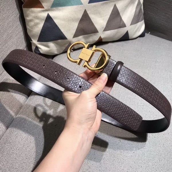 Super Perfect Quality Ferragamo Belts(100% Genuine Leather,steel Buckle)-980