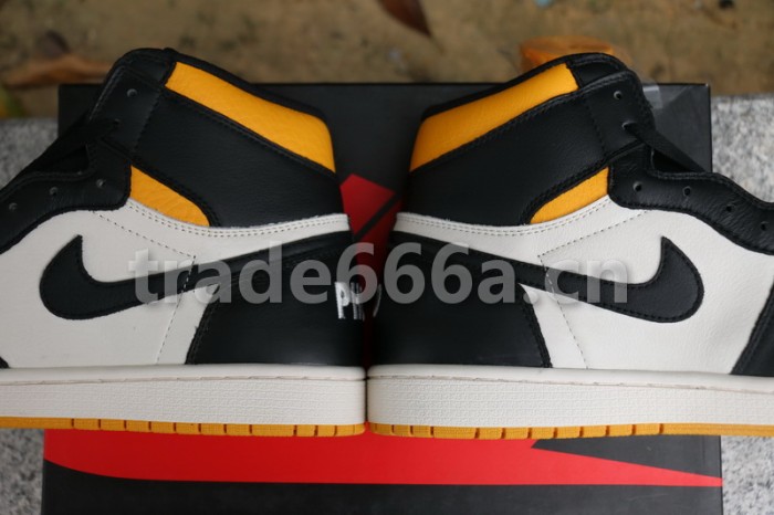 Authentic Air Jordan 1 NRG “No L’s” Black Yellow