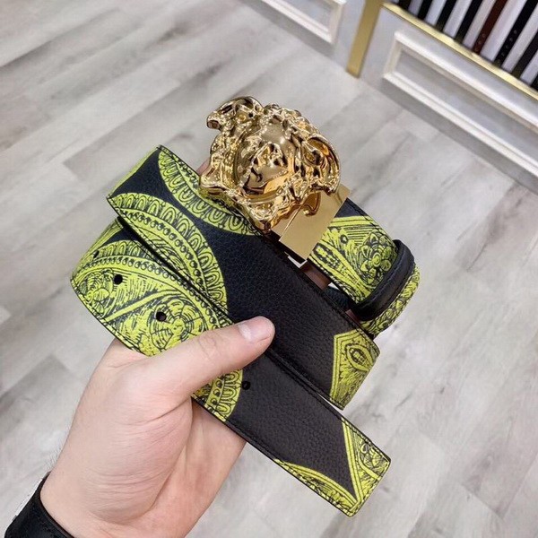 Super Perfect Quality Versace Belts(100% Genuine Leather,Steel Buckle)-563
