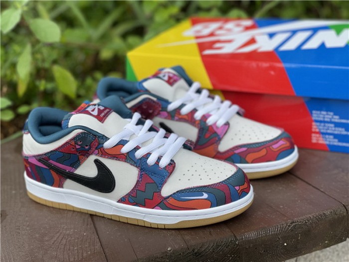 Authentic Parra X Nike SB Dunk Low Royal Blue