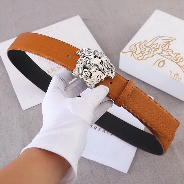 Super Perfect Quality Versace Belts(100% Genuine Leather,Steel Buckle)-592
