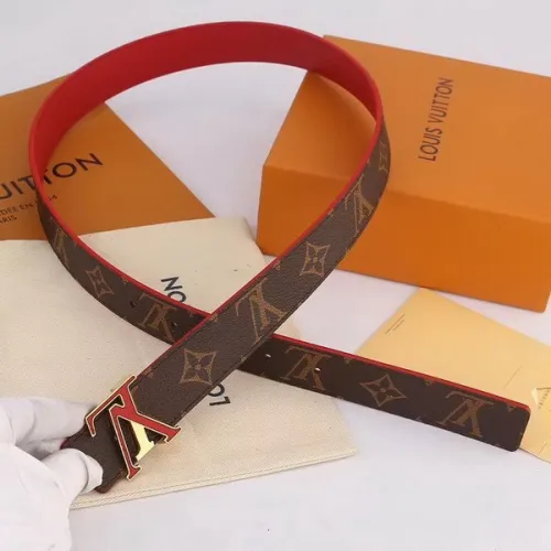 Super Perfect Quality LV women Belts(100% Genuine Leather,Steel Buckle)-010