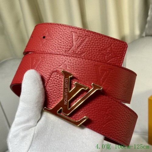 Super Perfect Quality LV Belts(100% Genuine Leather Steel Buckle)-2781