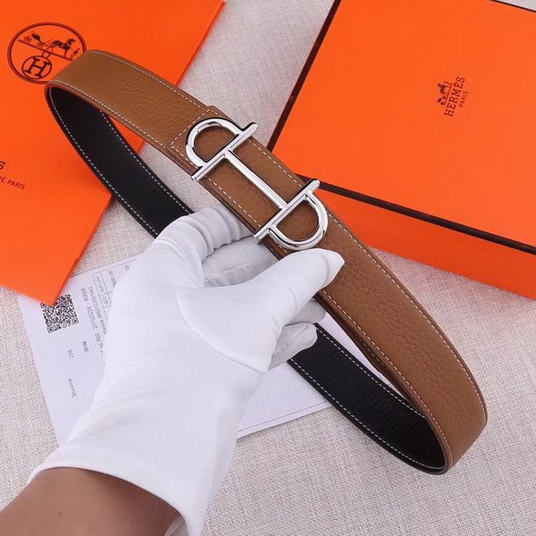 Super Perfect Quality Hermes Belts(100% Genuine Leather,Reversible Steel Buckle)-626