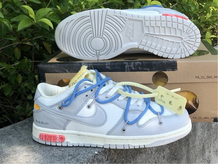 Authentic OFF-WHITE x Nike Dunk Low “The 50” DM1602