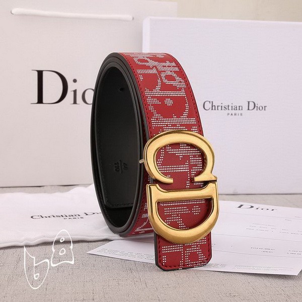 Super Perfect Quality Dior Belts(100% Genuine Leather,steel Buckle)-430