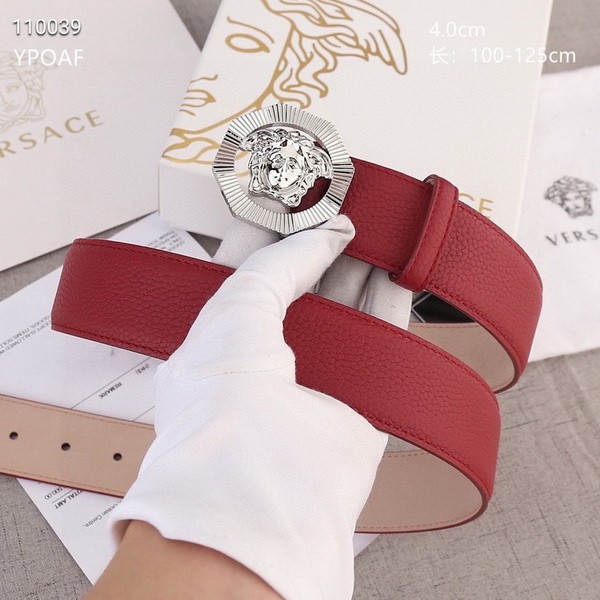 Super Perfect Quality Versace Belts(100% Genuine Leather,Steel Buckle)-940