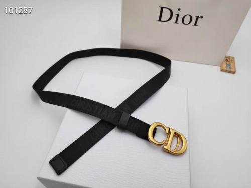 Super Perfect Quality Dior Belts(100% Genuine Leather,steel Buckle)-099