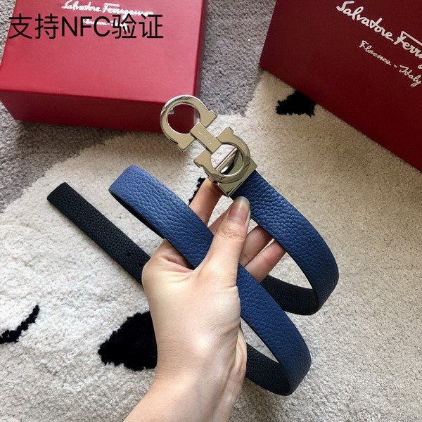 Super Perfect Quality Ferragamo Belts(100% Genuine Leather,steel Buckle)-1170