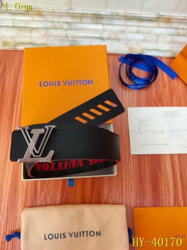 Super Perfect Quality LV Belts(100% Genuine Leather Steel Buckle)-1653