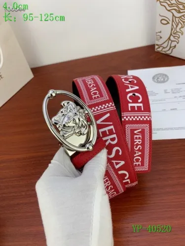 Super Perfect Quality Versace Belts(100% Genuine Leather,Steel Buckle)-1086