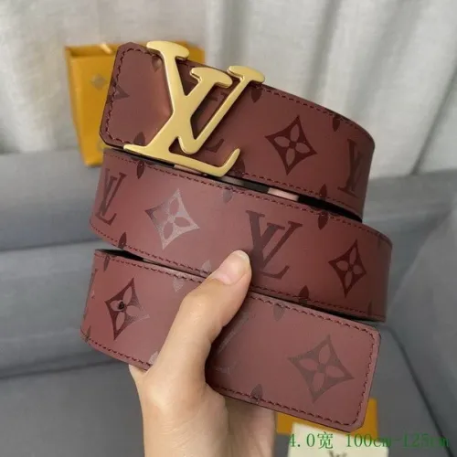 Super Perfect Quality LV Belts(100% Genuine Leather Steel Buckle)-2777