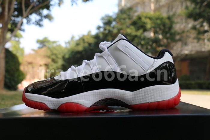 Authentic Air Jordan 11 Low “White Bred”