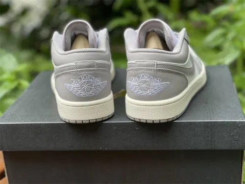 Authentic Air Jordan 1 Low Vintage Grey