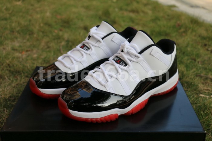Authentic Air Jordan 11 Low “White Bred”
