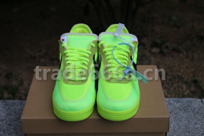 Authentic OFF-WHITE x Nike Air Force 1 “Volt”