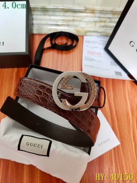 Super Perfect Quality G Belts(100% Genuine Leather,steel Buckle)-1932