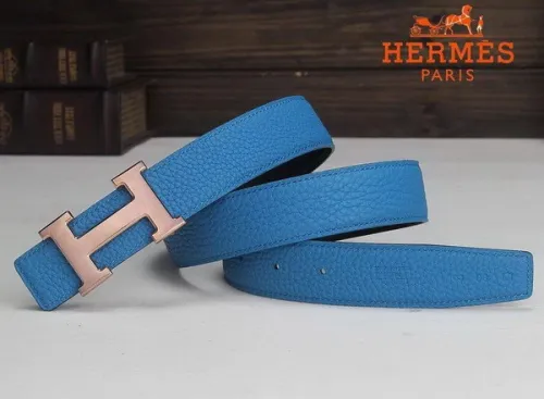 Super Perfect Quality Hermes Belts(100% Genuine Leather,Reversible Steel Buckle)-373