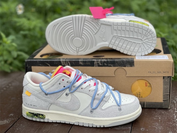 Authentic OFF-WHITE x Nike Dunk Low “The 50” DJ0950 113