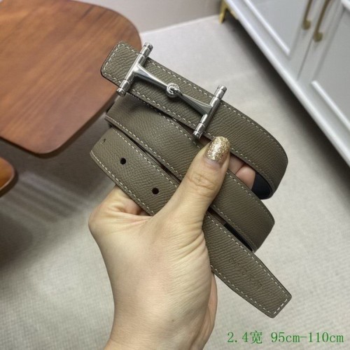 Super Perfect Quality Hermes Belts(100% Genuine Leather,Reversible Steel Buckle)-844