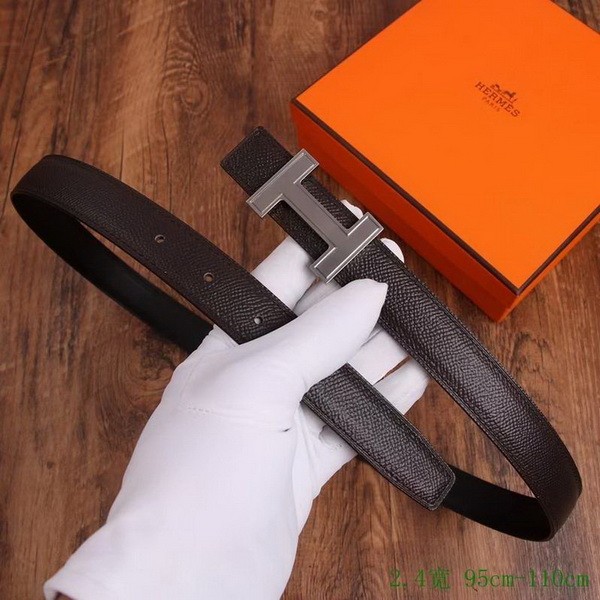 Super Perfect Quality Hermes Belts(100% Genuine Leather,Reversible Steel Buckle)-937
