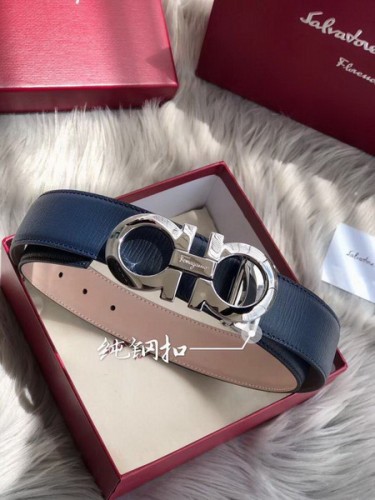 Super Perfect Quality Ferragamo Belts(100% Genuine Leather,steel Buckle)-950