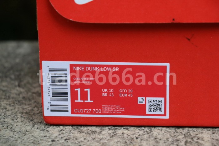 Authentic Nike Dunk Low SP “Brazil”