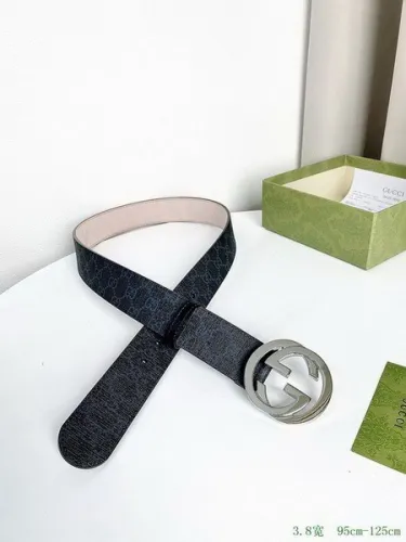 Super Perfect Quality G Belts(100% Genuine Leather,steel Buckle)-2903