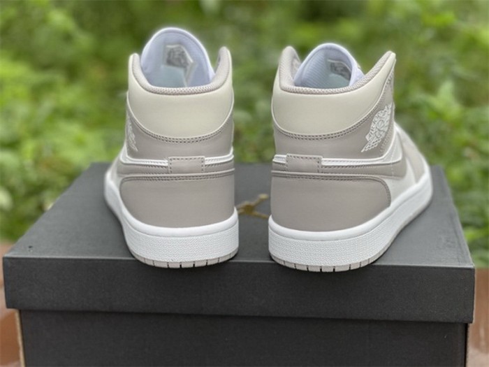 Authentic Air Jordan 1 Mid “Linen”