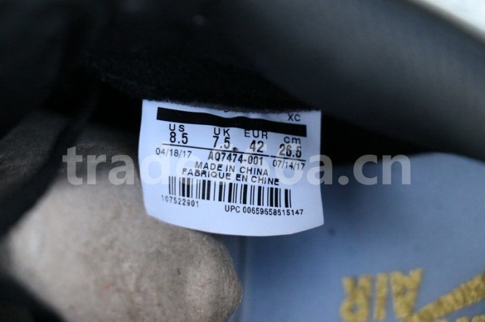 Authentic Air Jordan 1 Gold Toe